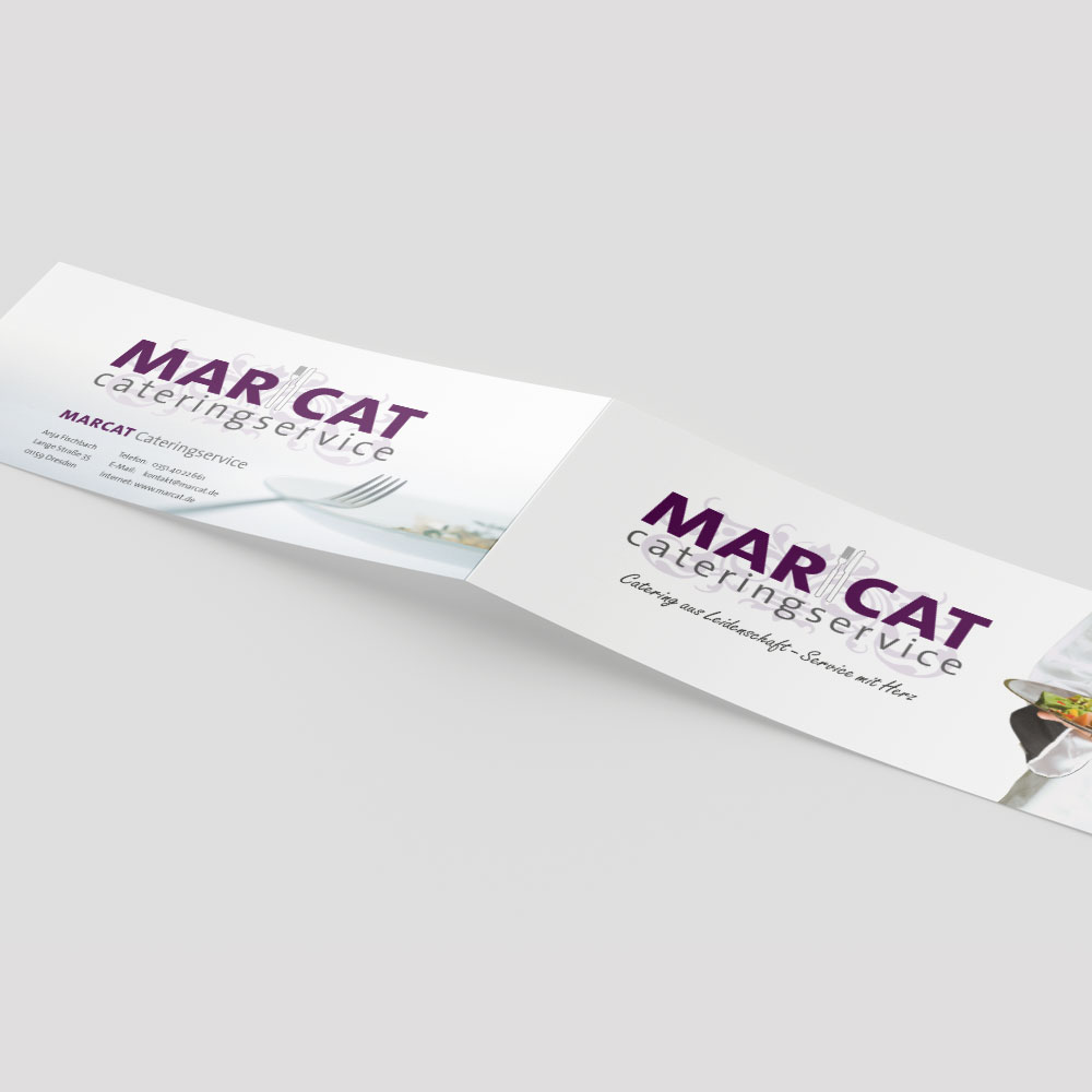 DINlang-Folder marcat Cateringservice